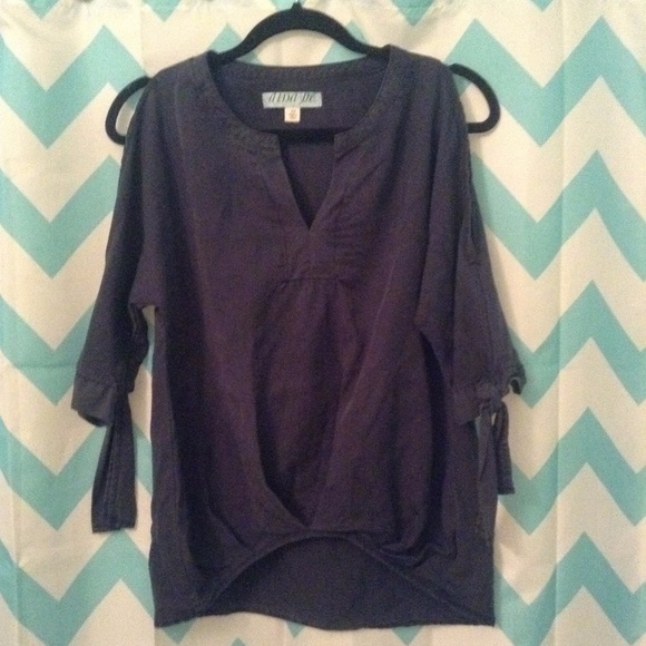 Dina Be navy blue top - Picture 2 of 3